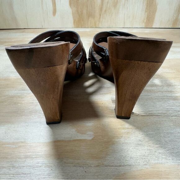 MIA Y2K Brown Heeled Sandals Women’s Size 7 - Picture 6 of 8